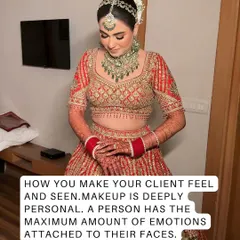 Makeup is deeply personal because it's tied to our emotions and how we see ourselves. How you make your client feel is the most important part of the service.