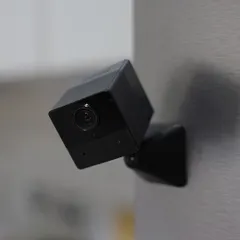 The compact and wireless EZVIZ BC2 Smart Home Battery Camera. Its small size and battery power allow for flexible placement anywhere in your home without needing to be near a power outlet.