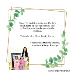 We believe sincerity and discipline are the foundation of learning, and we are so happy to see this reflected in our students. It is an honor to be considered a family by our parents.