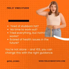 Tired of stubborn fat and having no time to work out? You are not alone. These are common struggles, but you can change this with the right guidance. Let me help you start your journey.