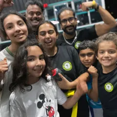 Still smiling after a tough class. It is all about those big smiles at the end, celebrating the hard work together.