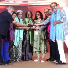 Our co-founder, Ar Harpreet Kaur, accepting the runner-up trophy in the Public Building category at the WADE ASIA National Competition. We are incredibly proud of her and this recognition.