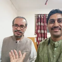 A memorable meeting with the renowned Rudraveena maestro, Ustad Bahauddin Dagar Ji.