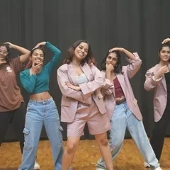 A fun, candid moment during rehearsals. The journey is just as important as the destination, and we make sure to enjoy the process.