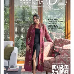 On the cover of Design Essentia magazine for our Dhaka residence. It was a pleasure to share the story of this special project, a journey of creating a contemporary home steeped in culture and heritage.