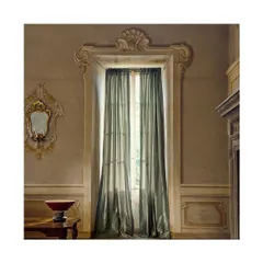 The right drapery completes a room. This evocative silk taffeta from Zimmer & Rohde transforms an interior into a sophisticated oasis, with an elegant iridescent sheen that highlights the expressive beauty of the silk, available in 15 exquisite colorways.