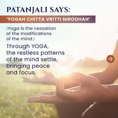 "Yogah Chitta Vritti Nirodhah": Yoga is the cessation of the modifications of the mind. This key sutra from Patanjali is the foundation of our practice, where we learn to settle the restless patterns of the mind to find peace and focus.
