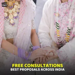 I offer free consultations and have access to the best proposals from high-profile families across India. This image of a couple holding hands symbolizes the start of a new journey together.