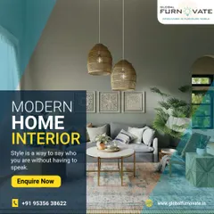 Style is a way to say who you are without having to speak. We help you express your style through modern home interiors, like this living room with natural textures and contemporary furniture.