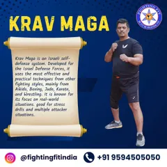 This graphic explains the basics of Krav Maga, an Israeli self-defense system known for its focus on real-world situations and stress drills.
