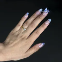 We encourage our students to push their creative boundaries. This intricate 4D butterfly nail art is a perfect example of the advanced, trend-setting skills you can master in our nail craft course.
