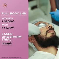 Our monthly deals are designed to help you transform your skin and hair. This offer highlights our full body LHR packages and the popular underarm trial, alongside other advanced treatments.