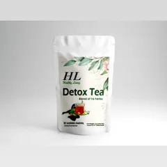 My Detox Tea is a carefully selected mix of 16 herbs designed to help your body reset. It's a gentle way to support your body's natural detoxification processes, especially on days you feel sluggish.