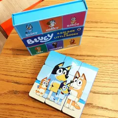 'Bluey's Big Box of Little Books' is a fun puzzle and book set that introduces all the beloved characters from the show.
