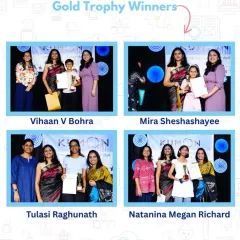 More of our proud Gold Trophy winners from the ASHR ceremony. Each of these students has shown incredible dedication, and it was a joy to celebrate their success with their families.