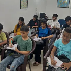 This is the learning space where we work together to achieve academic goals. The setup is simple and distraction-free, allowing students to fully immerse themselves in their studies.