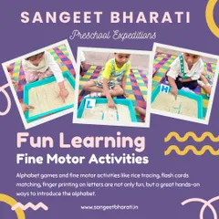 We make learning the alphabet a sensory adventure. Here, our students are developing fine motor skills and pre-writing abilities by tracing letters in a tray of rice. This Montessori-inspired activity makes learning tactile, engaging, and memorable.