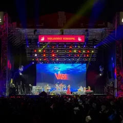 Performing at the Jazz al Parque festival in Bogotá was an absolute dream. Seeing the massive stage and feeling the energy from such a huge, wonderful crowd is a feeling I'll cherish forever. This is what my large-scale Carnatic fusion concerts are all about.