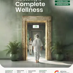 We see our clinics and hospital as your doorway to complete wellness. This image represents the step you take towards holistic healing when you choose Ayushman Ayurveda, where our tradition of trust meets modern, professional care.