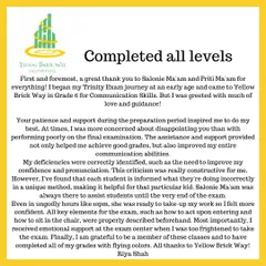 A testimonial from a student who joined us as a teenager. Her story highlights how our supportive environment and personalized feedback helped her overcome her deficiencies and excel in her exams.