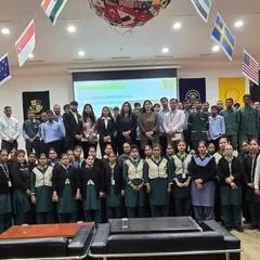 A group photograph with the wonderful students and staff after a POCSO workshop at Mount Olympus School. These sessions are about creating a community of awareness, and seeing so many engaged young minds gives me hope for a safer future.