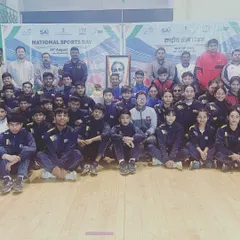 Celebrating National Sports Day with the entire group of young athletes. We are more than a team; we are a family dedicated to the spirit of sportsmanship.