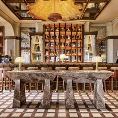 I thrive on collaborating with architects to bring grand visions to life. For the One 8 Commune restaurant, we created a foundation of timeless luxury with custom checkerboard flooring and monumental stone tables. This project showcases my capability to deliver high-impact surfaces at a commercial scale.