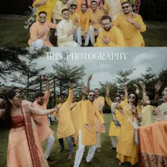 The groom's squad brings the energy! I make sure to capture the fun and celebration with friends and family, from posed group shots to candid dancing.