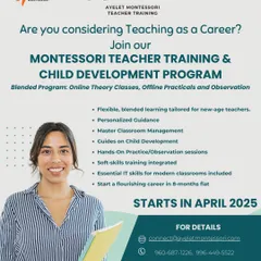 Are you ready to transform your passion for education into a fulfilling career? My 8-month blended learning program gives you everything you need, from authentic Montessori philosophy and hands-on practice to modern classroom management skills.