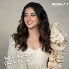 Effortlessly chic for Navya Nanda. I created this look with soft, natural waves and a seamless glow to match her personal style.
