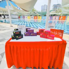 My hampers make for exciting and unique prizes. Here are my custom gift boxes ready for the winners at a Pickle Ball tournament, showing they are perfect for any corporate or sporting event.