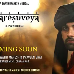 The promotional poster for "Maresuveya", an original Kannada track where I was a featured singer. I love collaborating with composers and artists on new music.