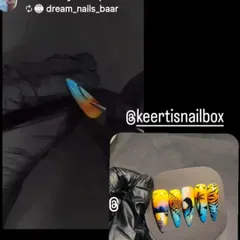 Entry number 6, a beautiful sunset-themed set. I love seeing the unique styles that emerge from my students.