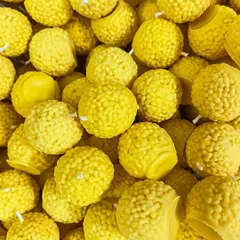My ladoo candles were a festive favorite this season. Their cheerful yellow color and unique shape bring a smile to everyone's face.