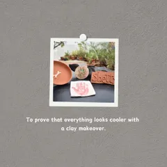 A little reminder that everything looks cooler with a clay makeover. This picture shows some of the personalized items we can create.