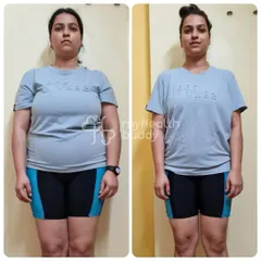 Shipra's 14 kg weight loss over 6 months is a testament to her dedication. Her journey highlights how a personalized plan and consistent support can lead to not just physical changes but a complete mindset transformation.