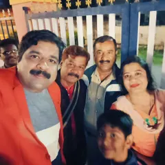 A selfie with some friends and family after a program in Chamarajanagar. Their support is my biggest strength.