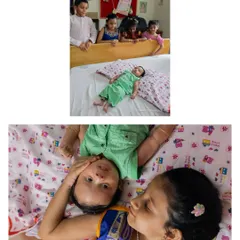 The older kids were fascinated by their new baby brother, and we were getting some wonderful, real-life photos of their first interactions at home.