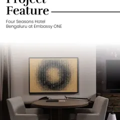 When Four Seasons Hotel Bengaluru approached us to curate art, we saw an opportunity for visual storytelling. This project feature highlights Anni Kumari's work, selected with intention to respond to the architecture and energy of the space.