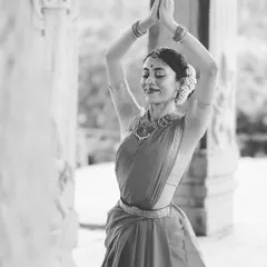 The bliss of dancing for the gods in Hampi. This photo captures a moment of connection between dance, devotion, and a sacred space. I often draw inspiration from history and nature to create site-specific or thematically rich choreography.