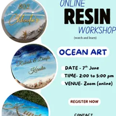 Ready to create some waves? This is the announcement for my online Ocean Resin Art workshop. I focus on teaching you how to make realistic waves, create cells, and build depth in your ocean-themed pieces like nameplates.