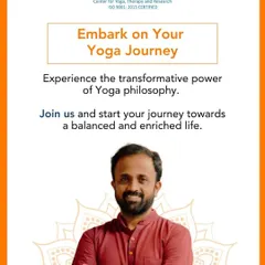 An invitation to embark on your yoga journey through my Fundamentals of Yoga Workshop, designed to explore the transformative power of yoga philosophy for a balanced and enriched life.