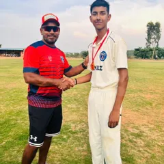 A player and coach on our grounds, a perfect setting for developing cricketing talent.