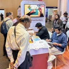 Another shot from the bustling IDFC First Bank event. It was a fantastic experience filled with creativity, learning, and endless inspiration from the attendees.