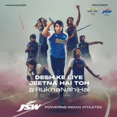This composite image for the JSW Olympics campaign featuring the legendary Neeraj Chopra was a massive and rewarding project. It showcases my team's ability to produce complex, dynamic visuals for major advertising campaigns that tell a story of power and determination.