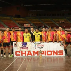 We celebrate with Goal Hunterz FC, who defended their title as champions of the Delhi Futsal League. It is an honor to be part of a league that showcases such high-level competition.