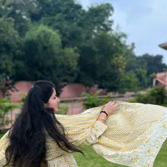 Letting the dupatta fly, feeling the rhythm of the festivities. This is the essence of folk dance, a celebration of life and nature that I love sharing with my students.
