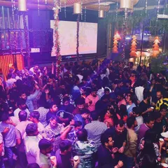 A wide shot of the dance floor at BOHO. As you can see, 'Desi Thursdays' are always a full house, with energy radiating from every corner of the club.