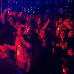 The joy is palpable. The audience at DKS Club, singing and dancing along with us, completely lost in the moment.