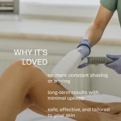Discover the benefits of our laser hair reduction service. We provide long-term results with minimal upkeep, using methods that are safe, effective, and tailored to your specific skin type.